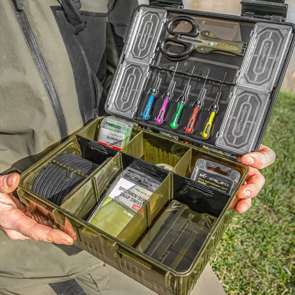 Korum Fully Loaded Fishing Tackle Box