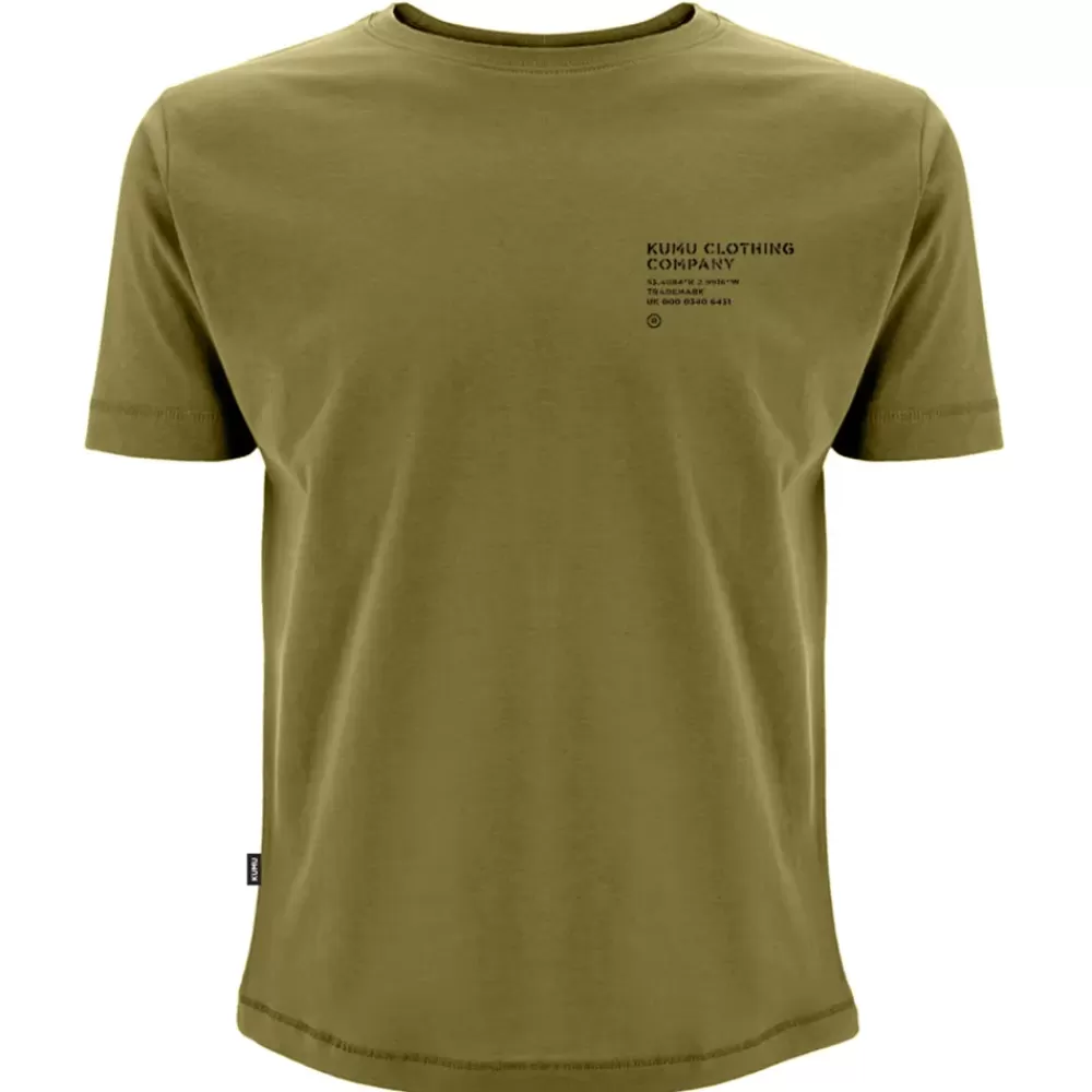 Kumu Origins Khaki Fishing T-Shirt- Clothing