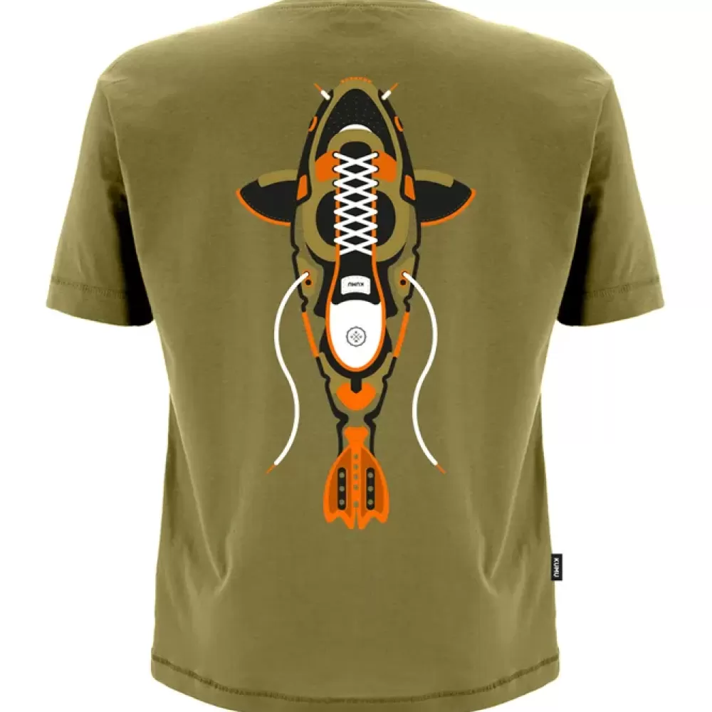 Kumu True Leather Fishing T-Shirt- New Arrivals | Clothing