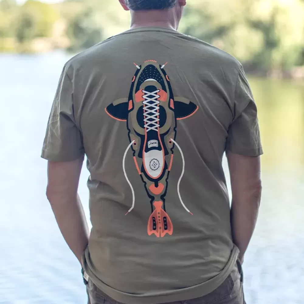 Kumu True Leather Fishing T-Shirt- New Arrivals | Clothing