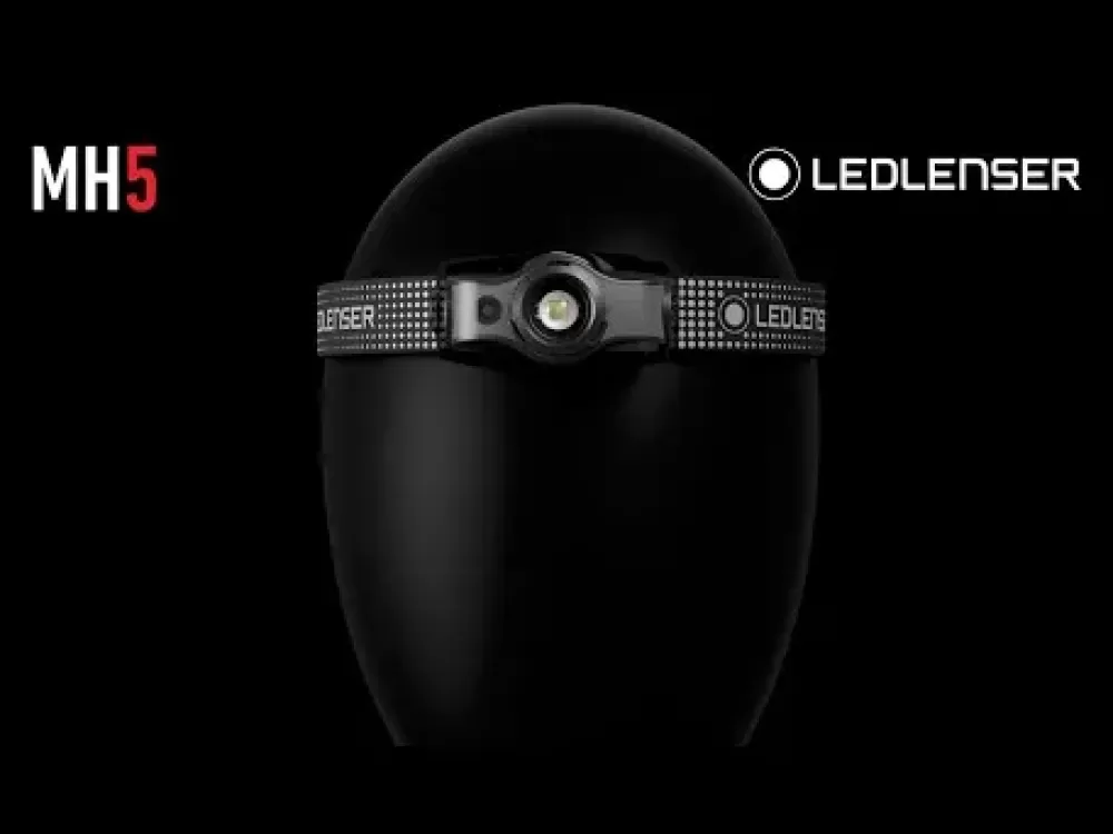 LED Lenser MH5 Black & Grey Headtorch