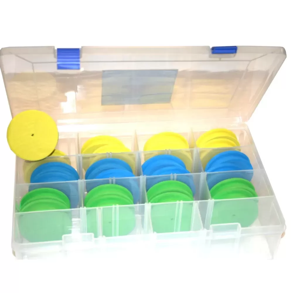 Leeda Rig Storage Box With 24 Foam Winders- Tackle Boxes