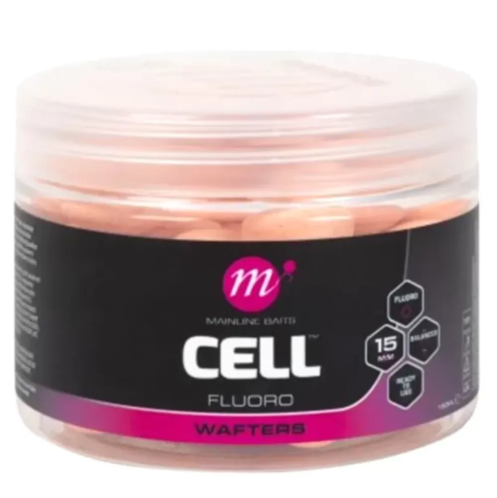 Mainline Cell Fluoro Wafters Pink- Bait & Additives