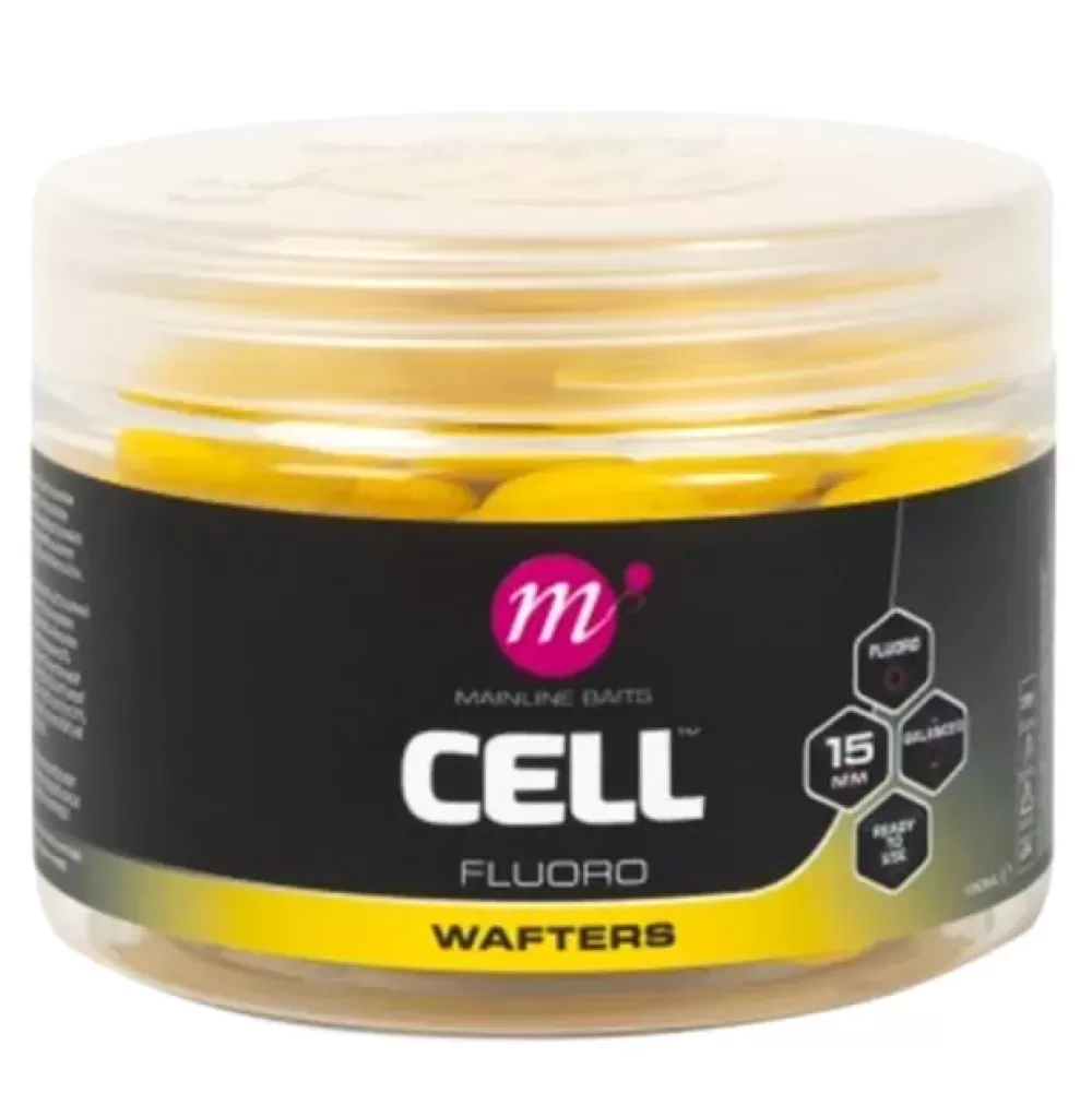 Mainline Cell Fluoro Wafters Yellow- Bait & Additives