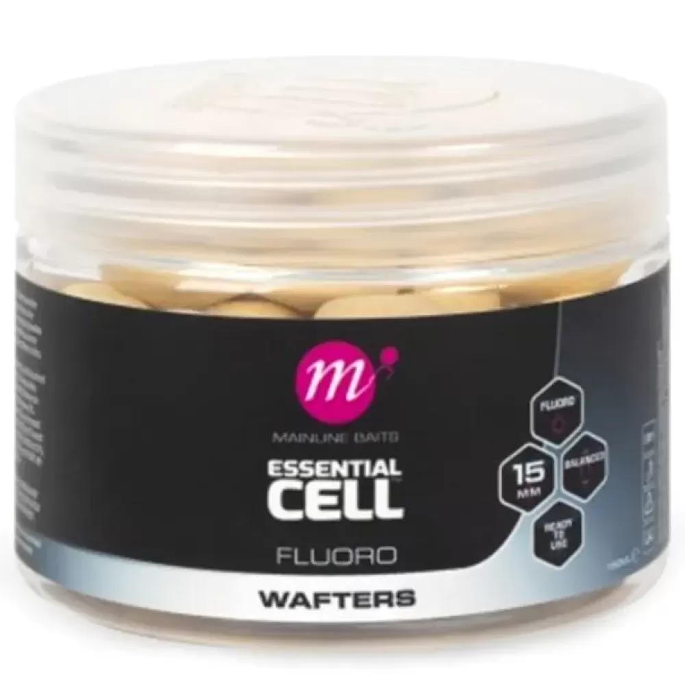 Mainline Essential Cell Fluoro Wafters White- Bait & Additives