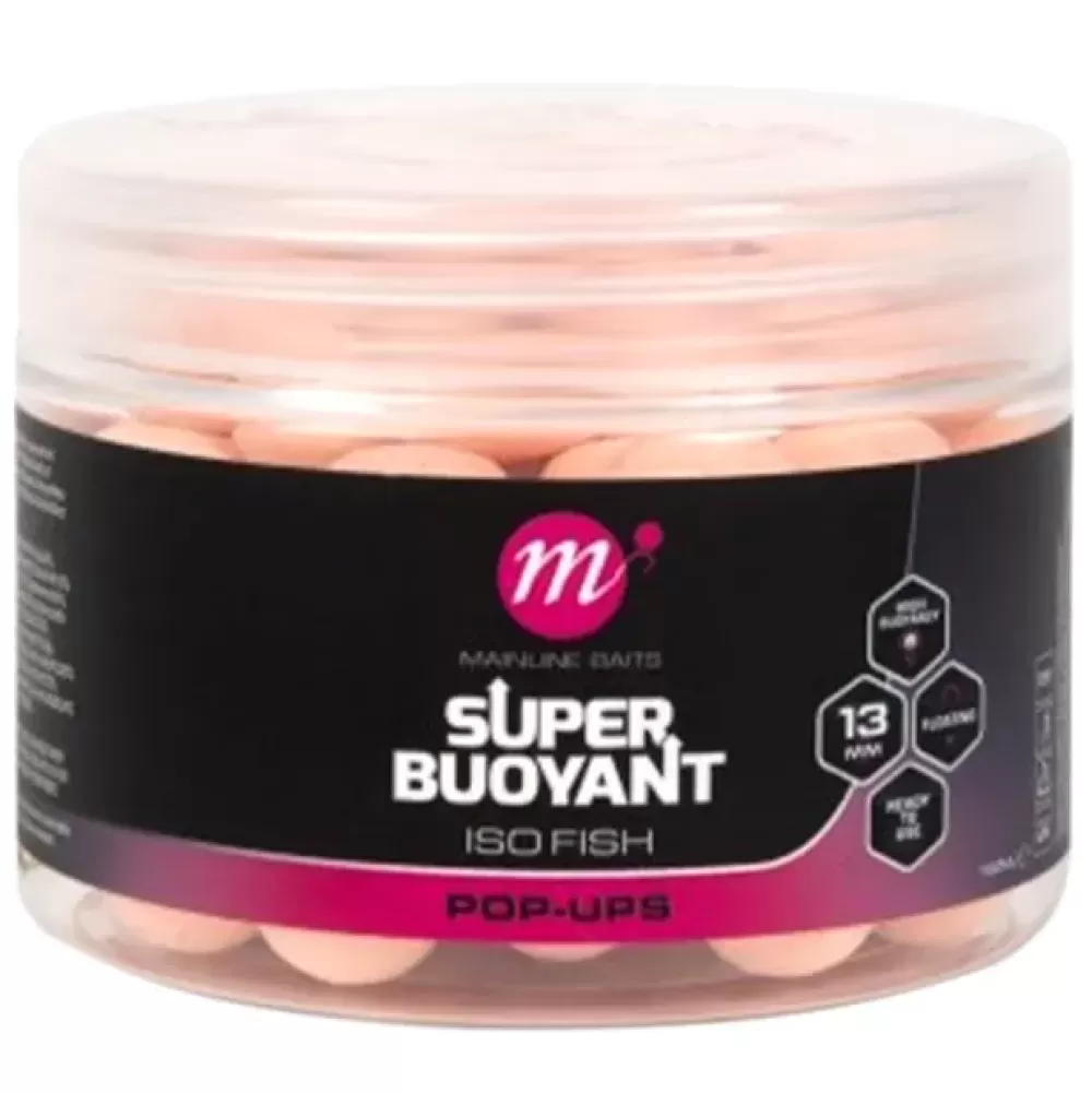 Mainline ISO Fish Super Buoyant Pop Ups Pink- Bait & Additives