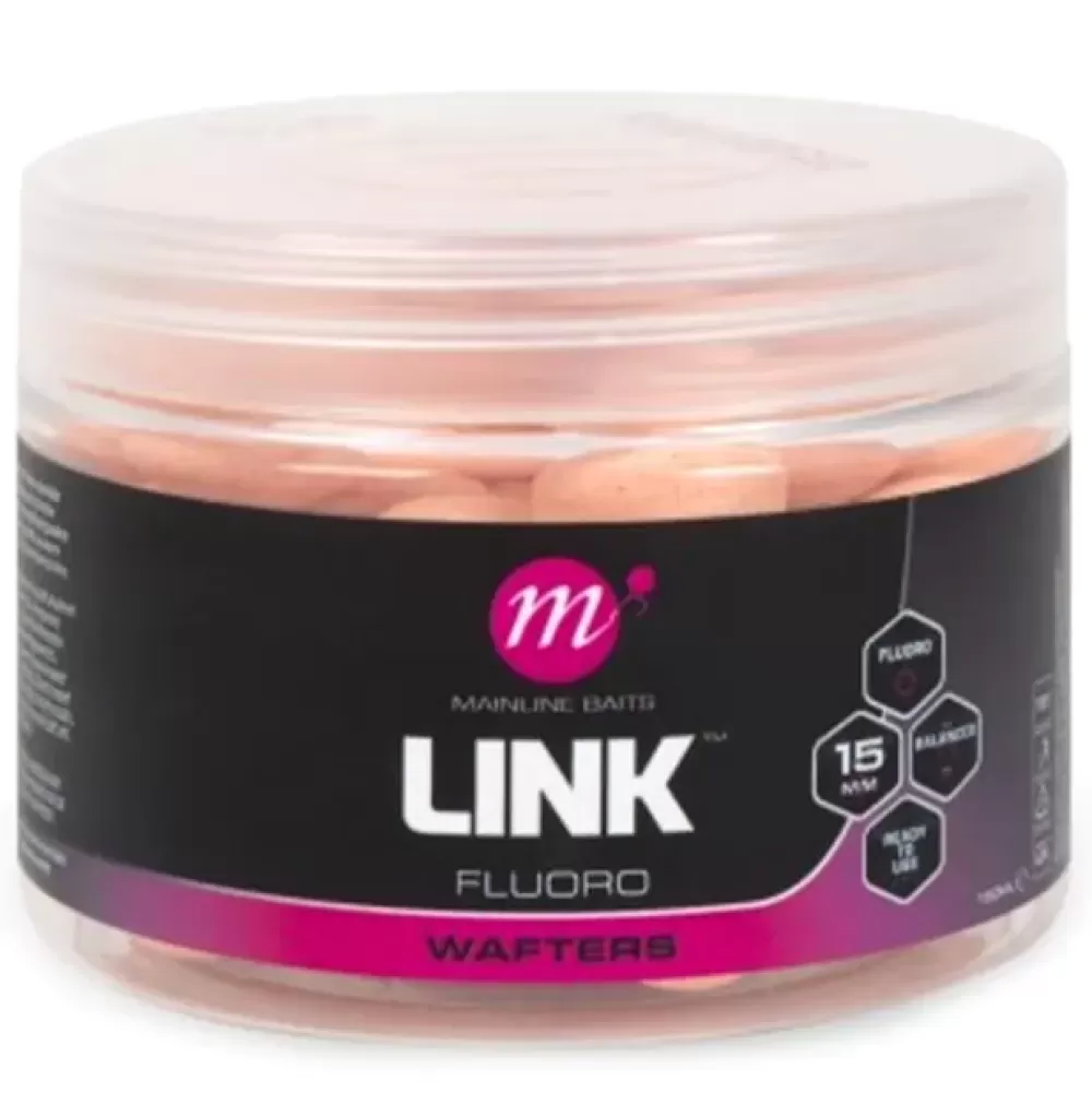 Mainline Link Fluoro Wafters Pink- Bait & Additives