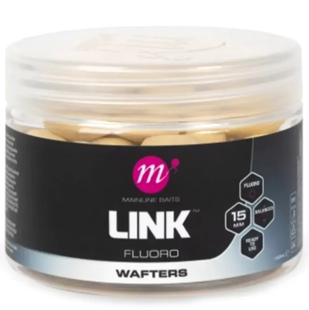 Mainline Link Fluoro Wafters White- Bait & Additives