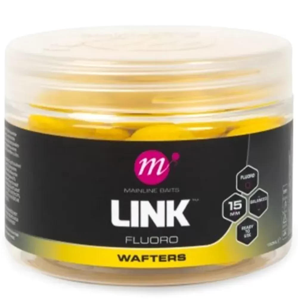 Mainline Link Fluoro Wafters Yellow- Bait & Additives