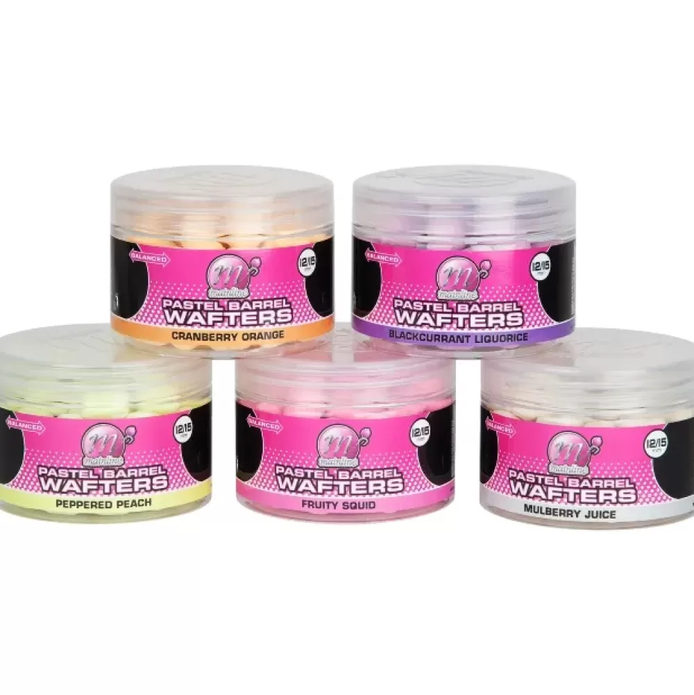 Mainline Pastel Wafter Barrels- Bait & Additives