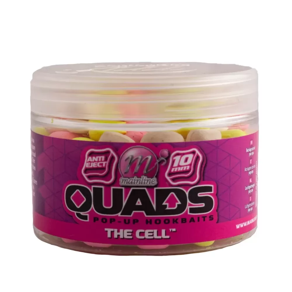 Mainline Quad Pop Ups 10mm- Bait & Additives