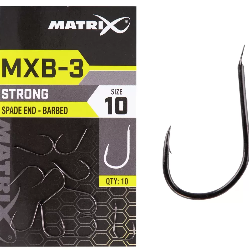 Matrix MXB-3 Strong Spade End Barbed Hooks