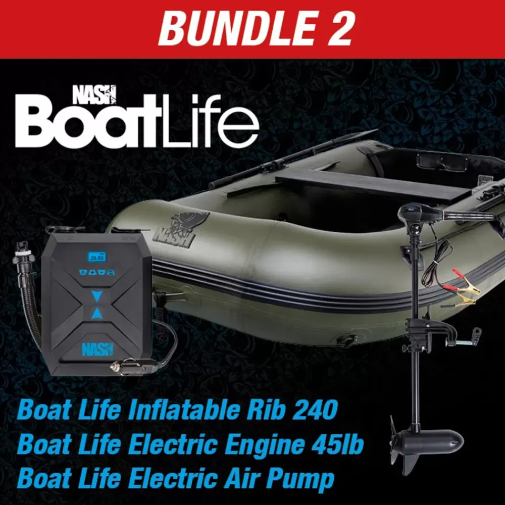 Nash Boat Life Inflatable RIB 240 Bundle- Miscellaneous