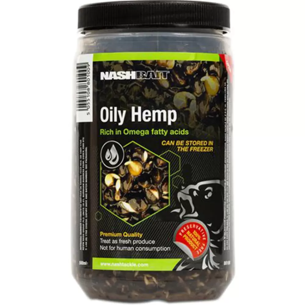 Nash Oily Fishing Hempseed- Bait & Additives