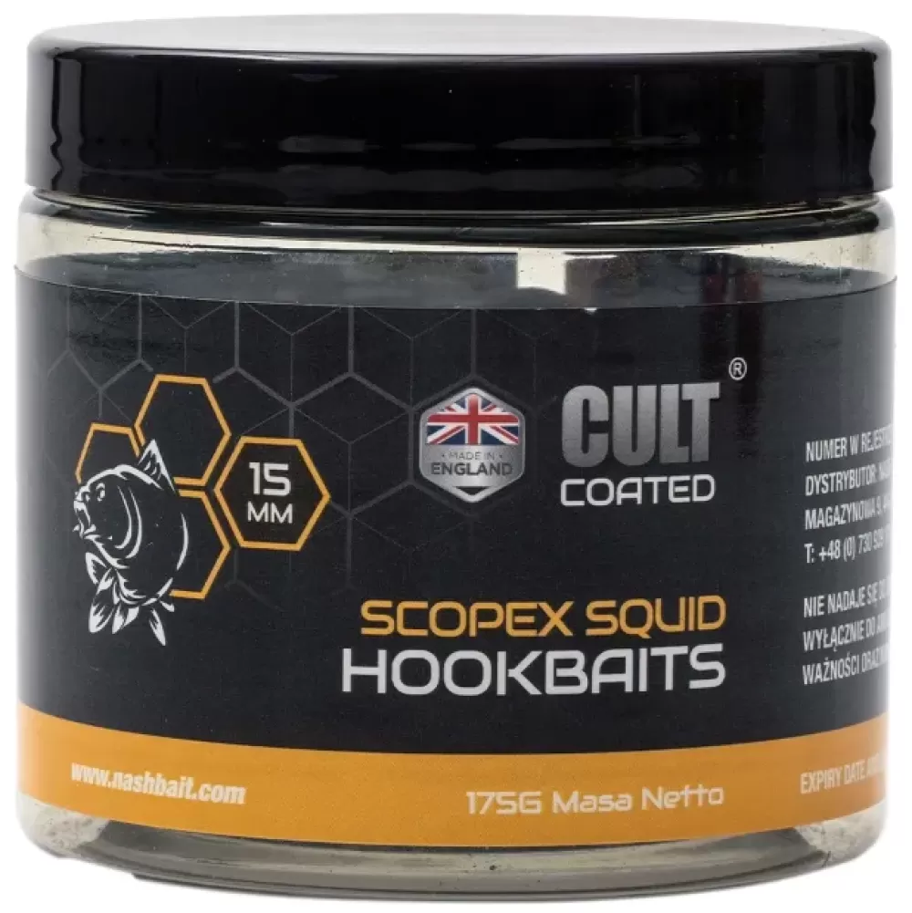 Nash Scopex Squid Cult Coated Hookbaits- Bait & Additives