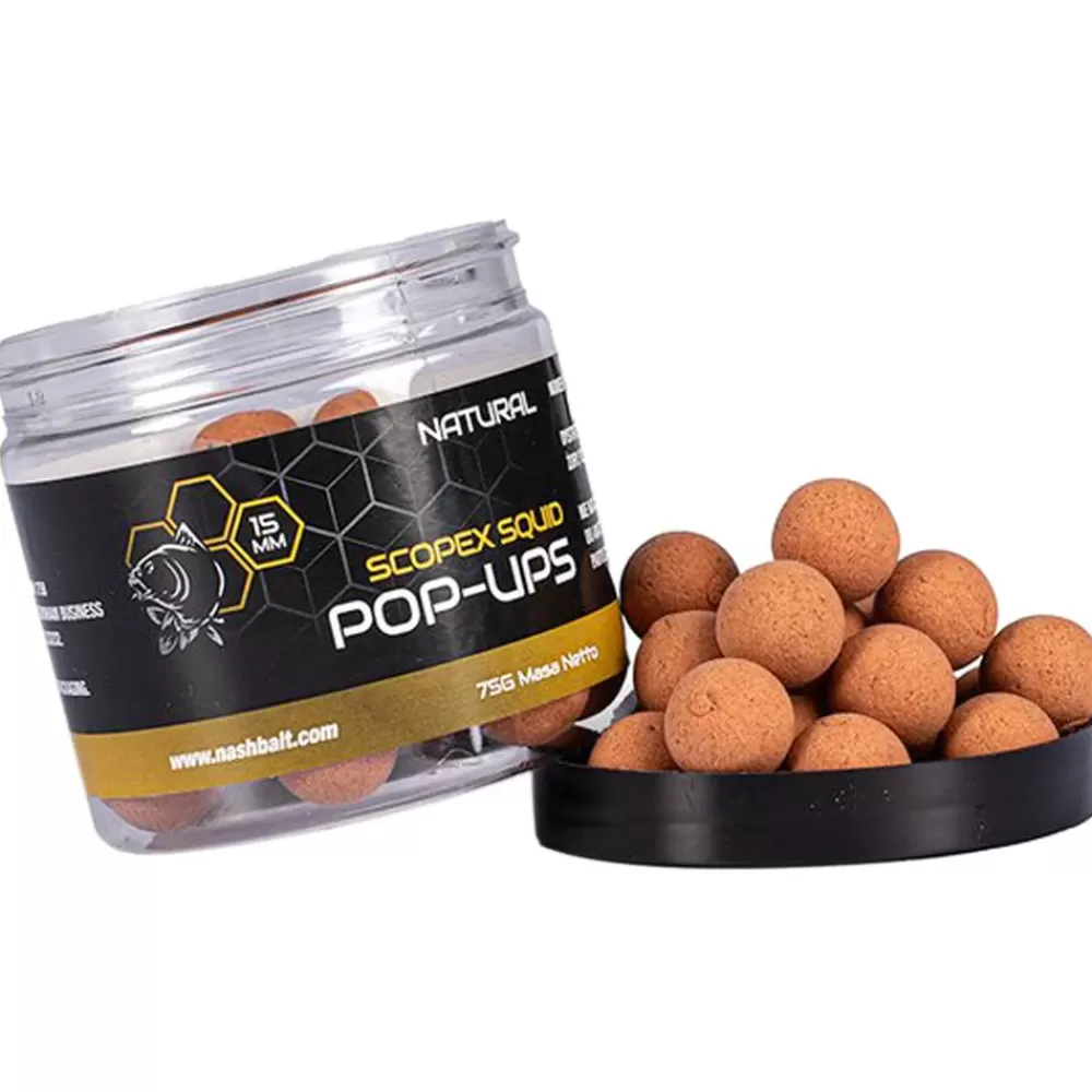 Nash Scopex Squid Pop Ups Natural 75g- Bait & Additives