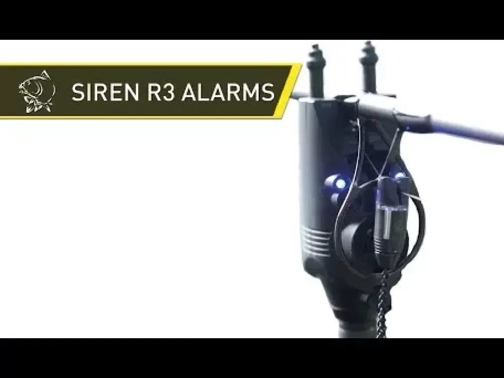 Nash Siren R3+ 2-Rod Fishing Bite Alarm Presentation Set- Bite Alarms