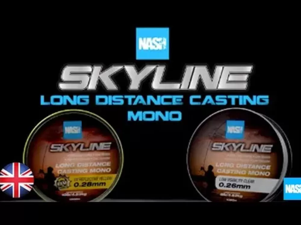 Nash Skyline Low Visibility Clear Mono 1000m- Line