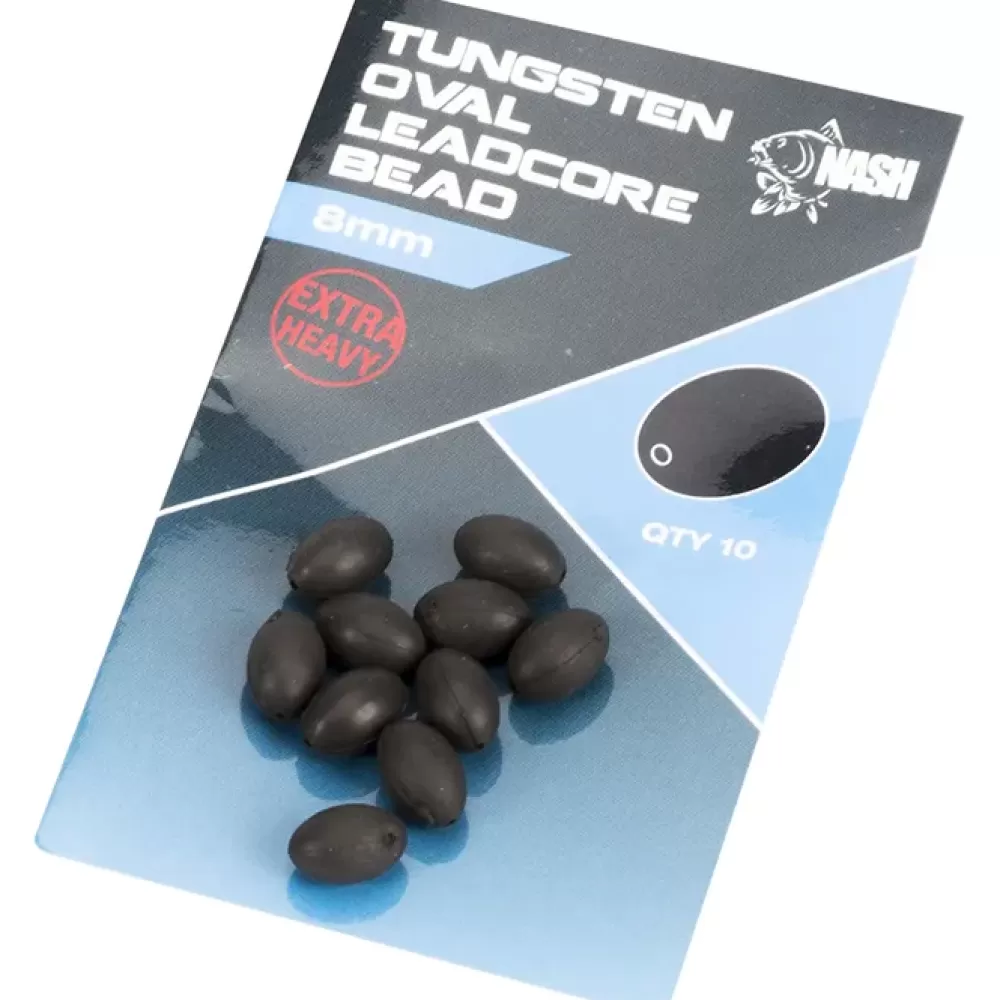 Nash Tungsten Oval Leadcore Beads