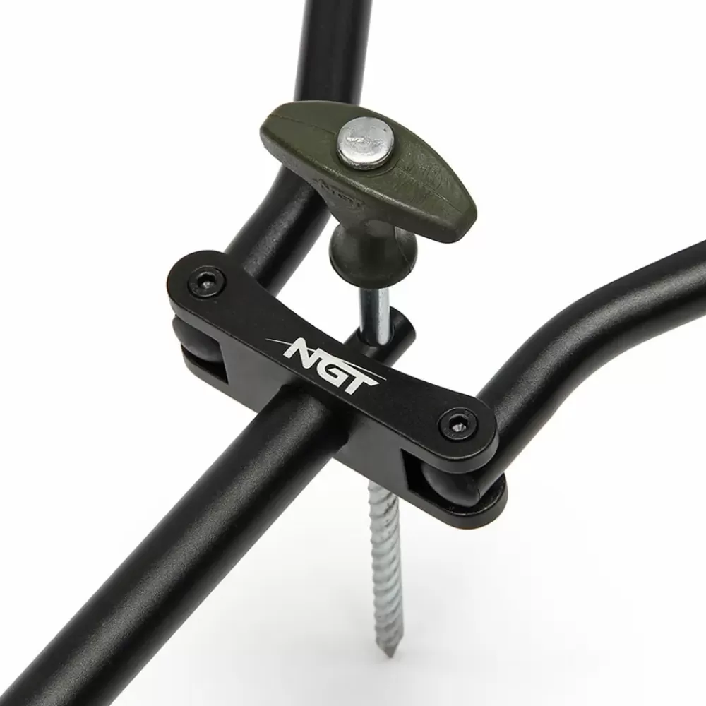 NGT Dynamic 3 Rod Compact Pod Fully Adjustable + Buzz Bars + Case- Rod Pods