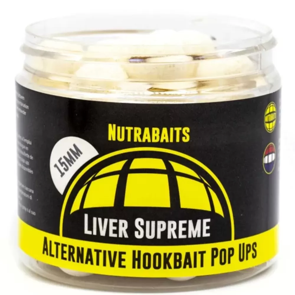 Nutrabaits Liver Supreme Alternative Hookbait Fishing Pop Ups- Bait & Additives