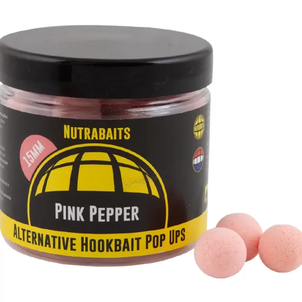 Nutrabaits Pink Pepper Alternative Hookbait Pop Ups- Bait & Additives