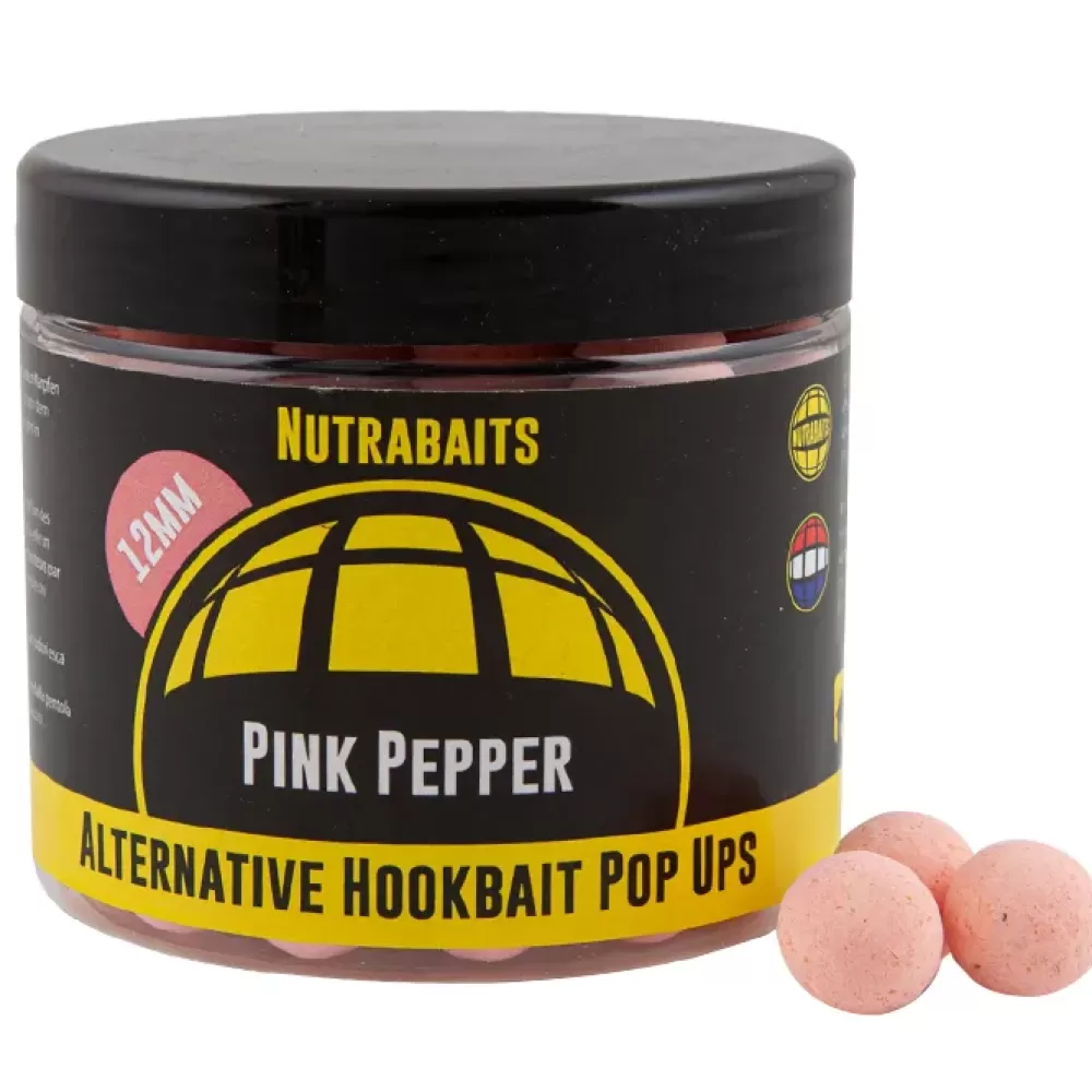 Nutrabaits Pink Pepper Alternative Hookbait Pop Ups- Bait & Additives