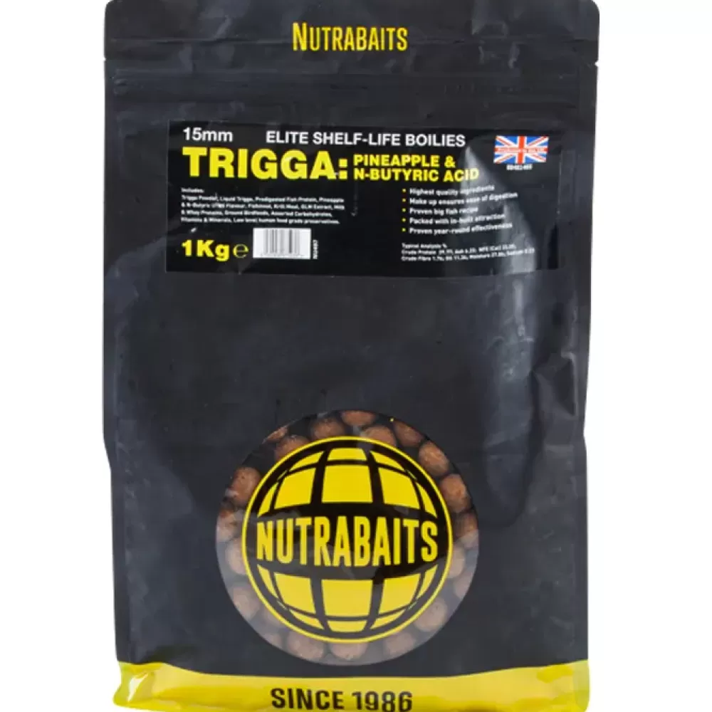 Nutrabaits Trigga Pineapple & N-Butyric Shelf Life Boilies- Bait & Additives