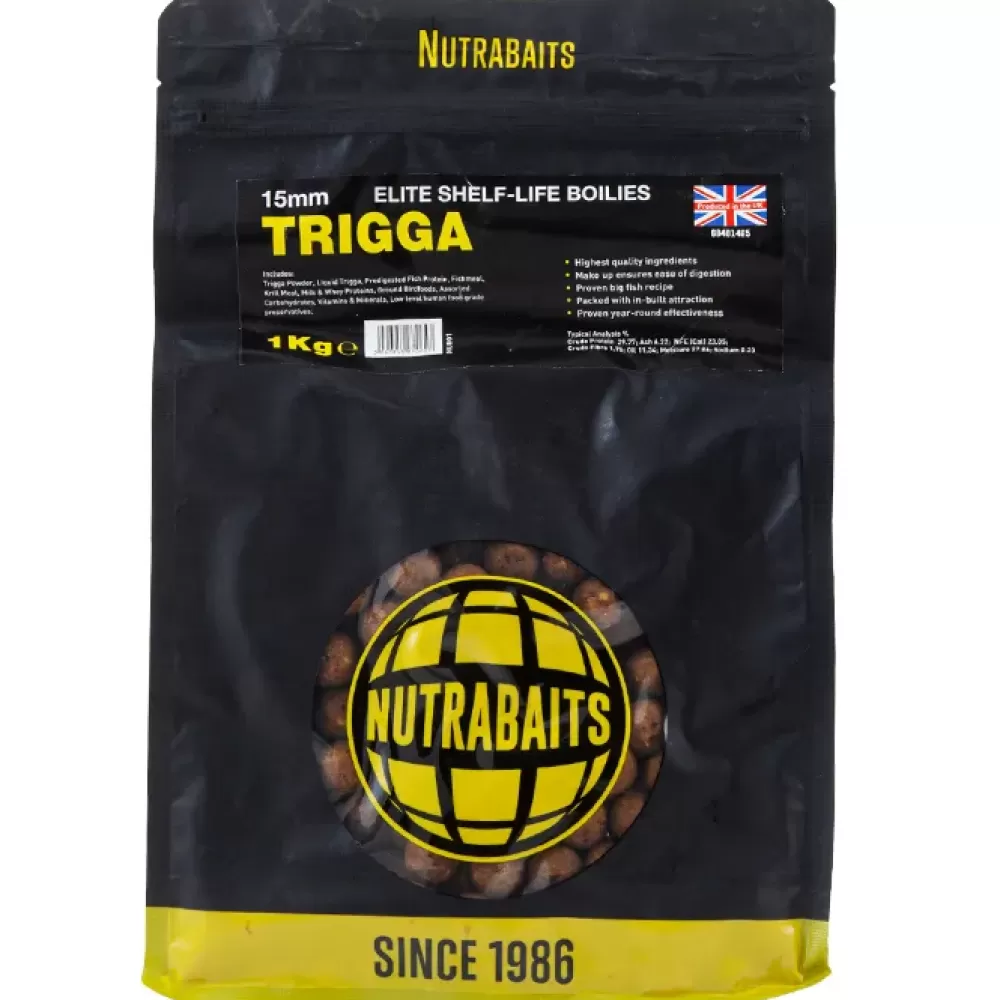 Nutrabaits Trigga Shelf Life Boilies- Bait & Additives