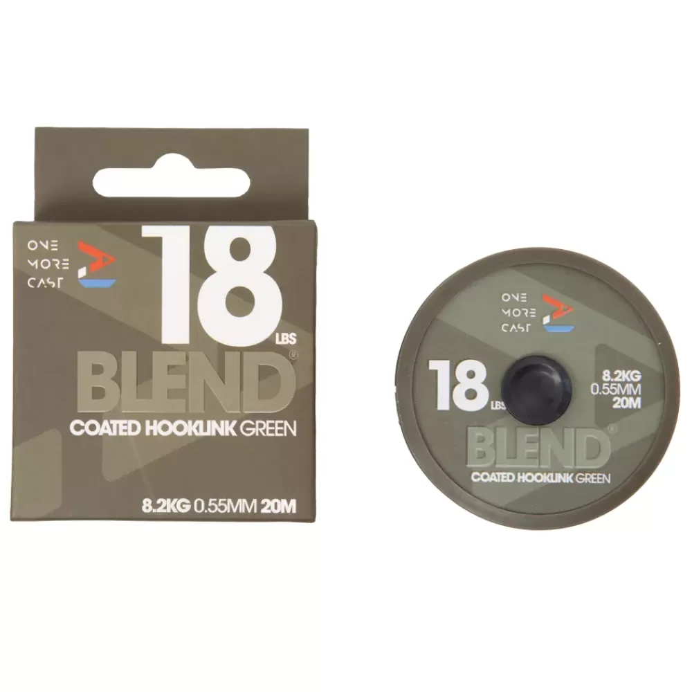 One More Cast OMC Blend Coated Hooklink 20m Green- New Arrivals | Line
