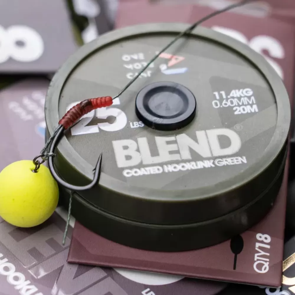 One More Cast OMC Blend Coated Hooklink 20m Green- New Arrivals | Line