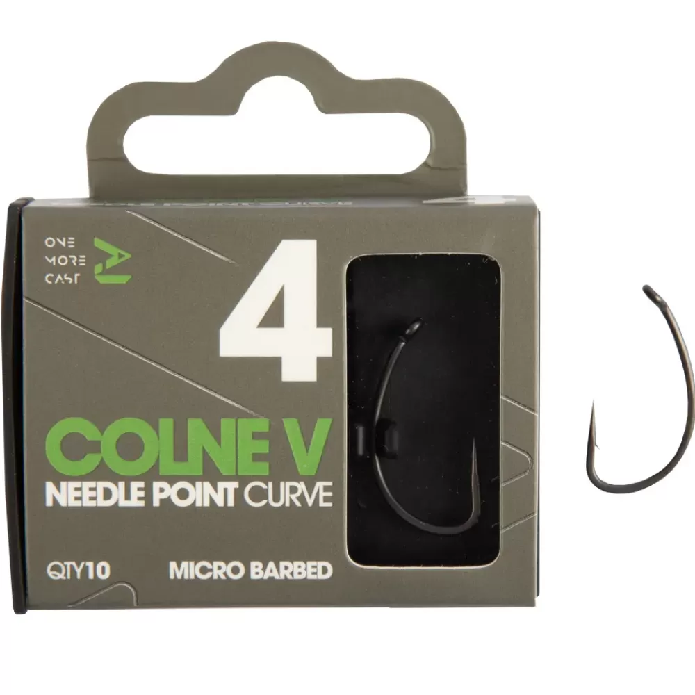 One More Cast OMC Colne V Needle Point Curve Hooks- Terminal Tackle
