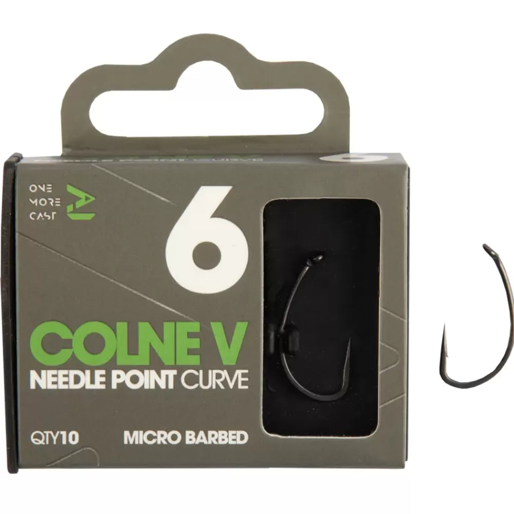 One More Cast OMC Colne V Needle Point Curve Hooks- Terminal Tackle
