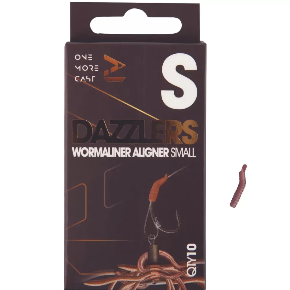 One More Cast OMC Dazzlers Wormaliner Fishing Rig Aligner- Terminal Tackle