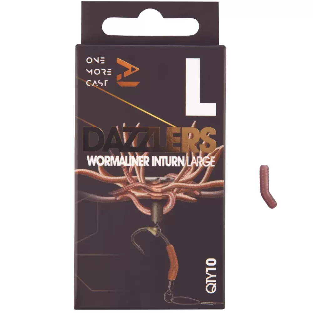One More Cast OMC Dazzlers Wormaliner Fishing Rig Inturn- Terminal Tackle