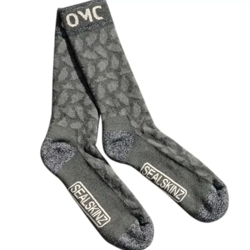 One More Cast OMC Forrest Heel Camo Socks- Clothing