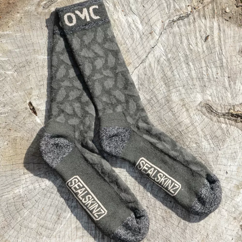 One More Cast OMC Forrest Heel Camo Socks- Clothing
