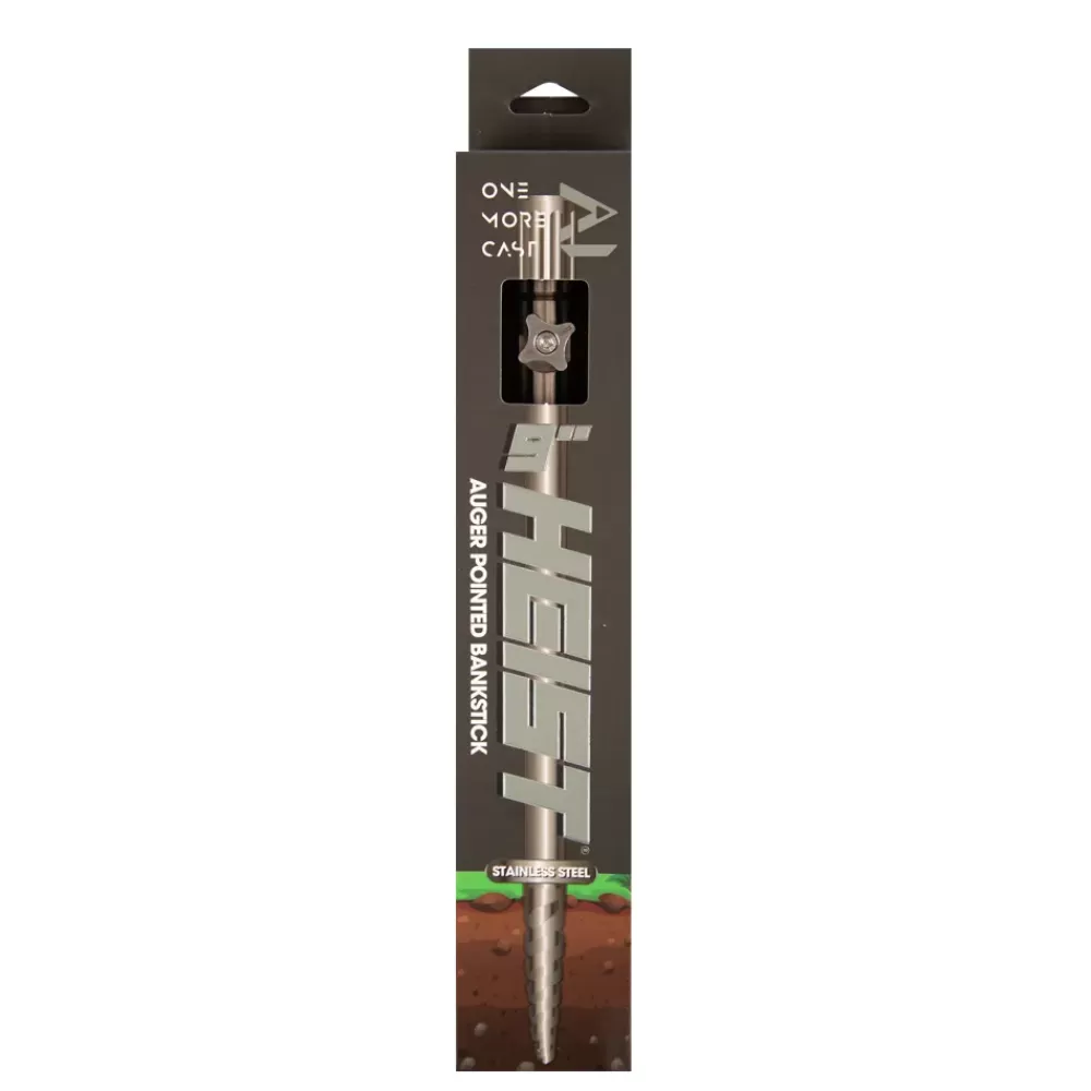 One More Cast OMC Heist Bankstick Stainless Steel- Rod Support