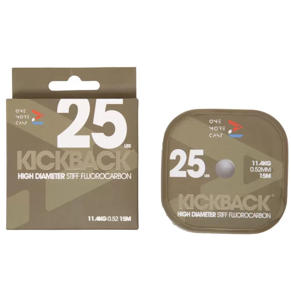 One More Cast OMC Kickback High Diameter Stiff Flourocarbon Fishing Line 15m- New Arrivals | Line