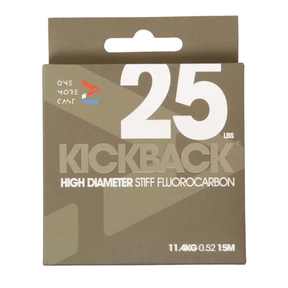 One More Cast OMC Kickback High Diameter Stiff Flourocarbon Fishing Line 15m- New Arrivals | Line