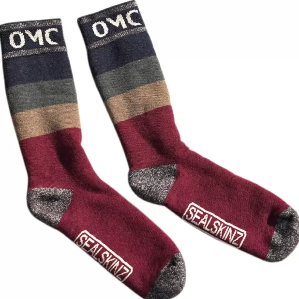 One More Cast OMC Knotting Heel Socks- Clothing
