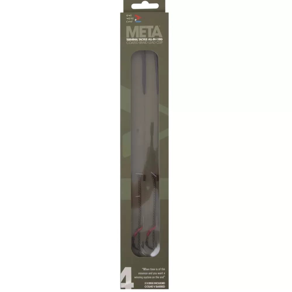 One More Cast OMC Meta Terminal Tackle All-In-1 Coated Braid Lead Clip Fishing Rig- Rigs | New Arrivals