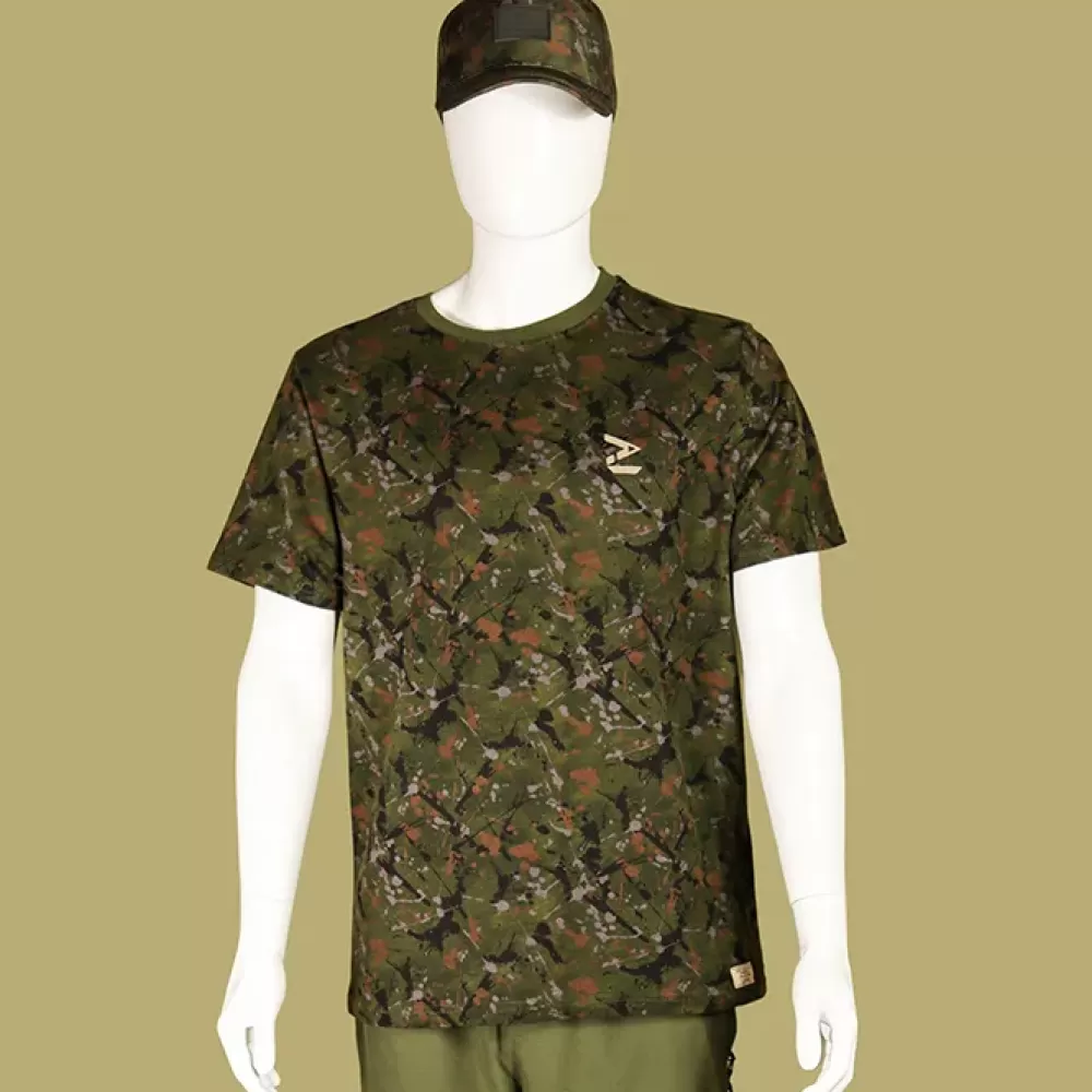 One More Cast OMC Signature Splash Camo Fishing T-Shirt- New Arrivals | Clothing