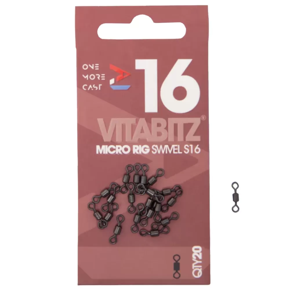 One More Cast OMC Vitabitz Micro Rig Fishing Swivel- Terminal Tackle | New Arrivals