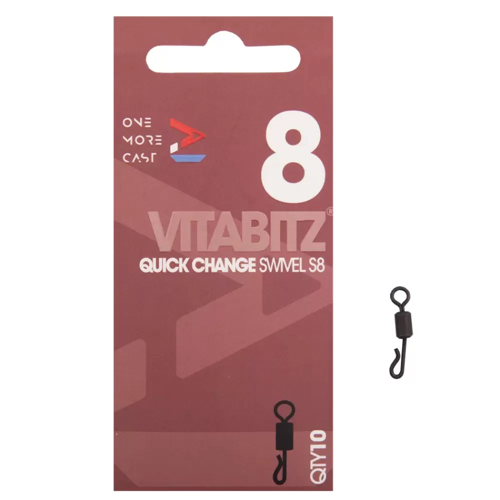 One More Cast OMC Vitabitz Quick Change Fishing Swivel- Terminal Tackle | New Arrivals