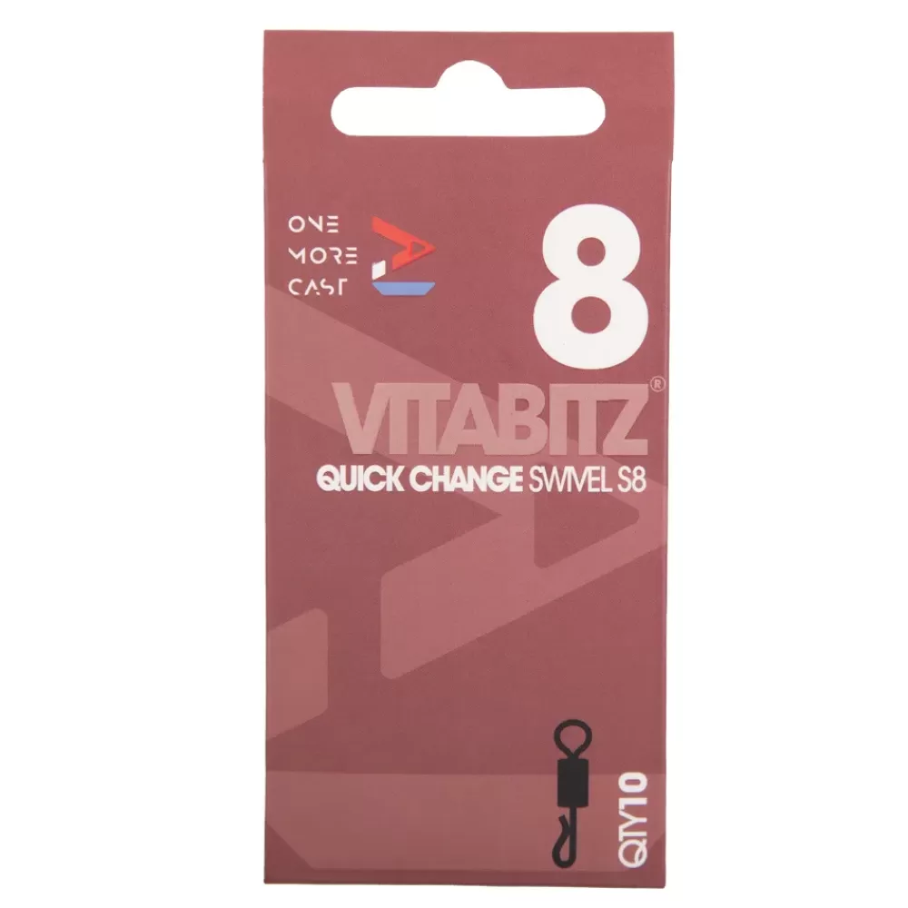 One More Cast OMC Vitabitz Quick Change Fishing Swivel- Terminal Tackle | New Arrivals