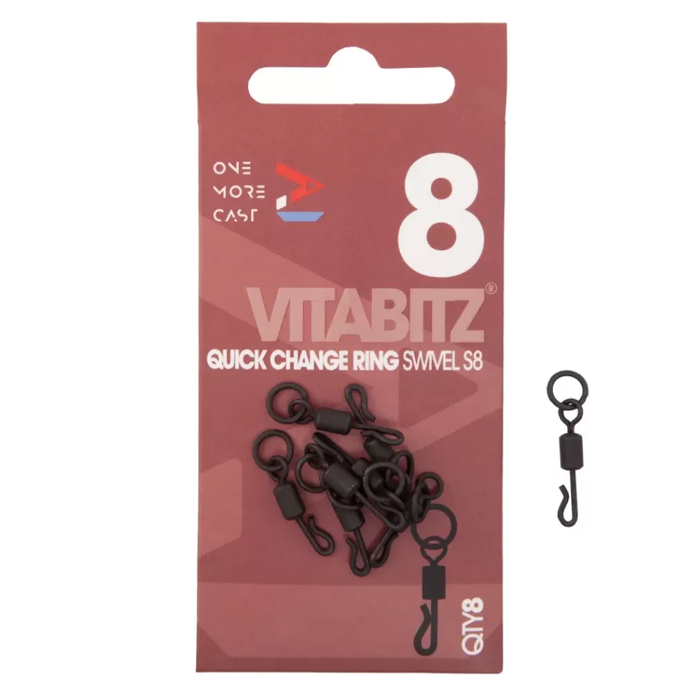 One More Cast OMC Vitabitz Quick Change Ring Fishing Swivel- Terminal Tackle | New Arrivals
