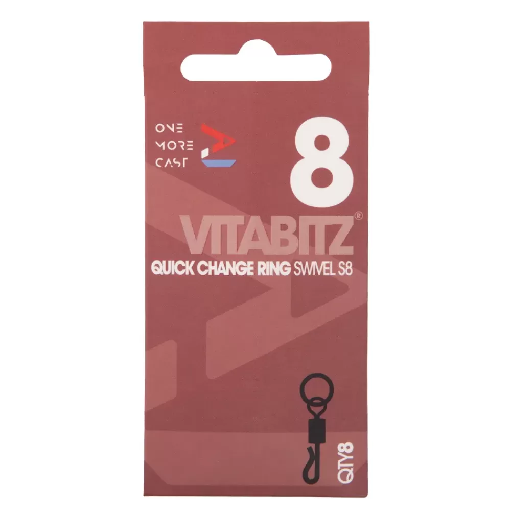 One More Cast OMC Vitabitz Quick Change Ring Fishing Swivel- Terminal Tackle | New Arrivals