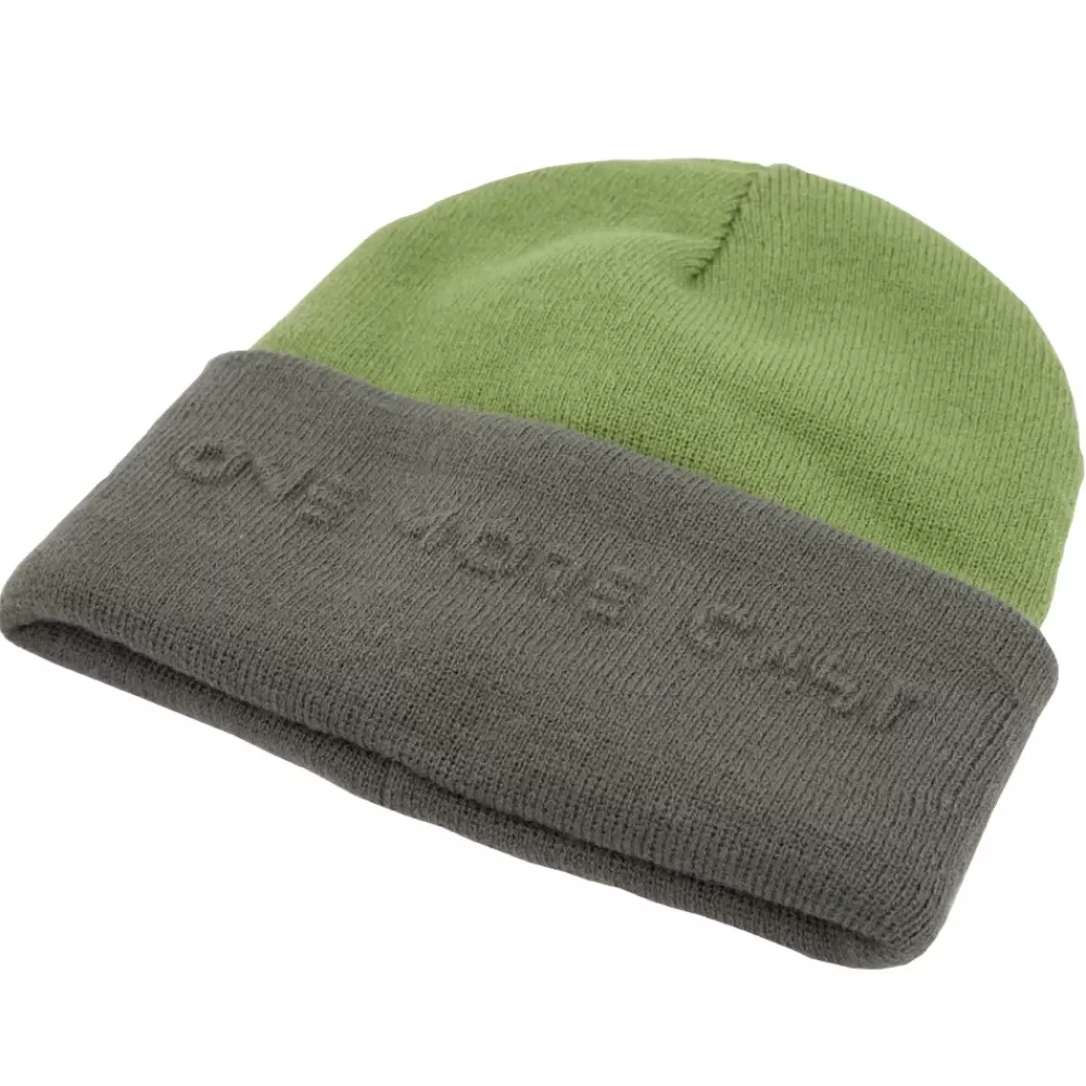 One More Cast OMC Yeadon Embossed Green Fishing Beanie- Clothing
