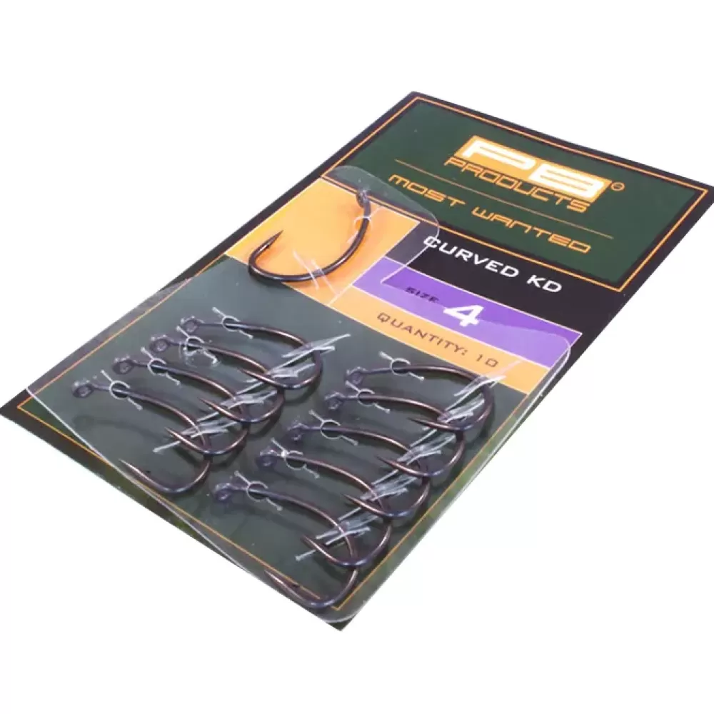 PB Products Curved KD Fishing Hooks DBF- Terminal Tackle